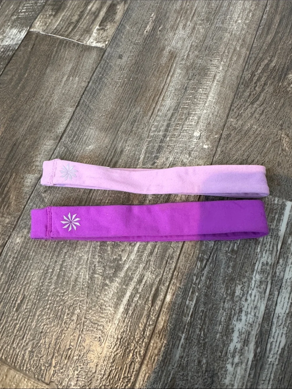 Athleta Pink and Purple Athletic Headbands (2)